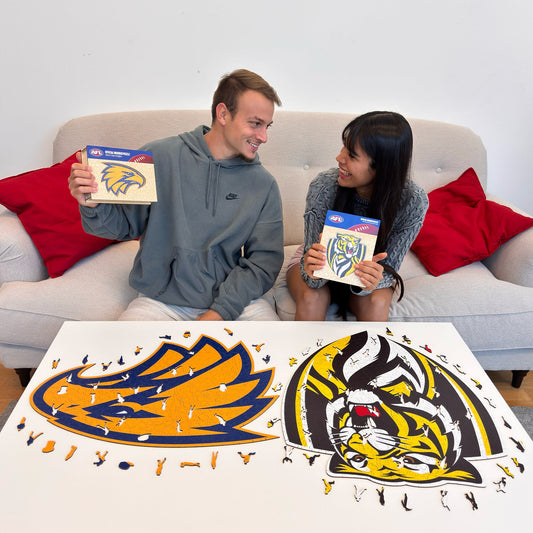 West Coast Eagles FC Logo - Wooden Puzzle