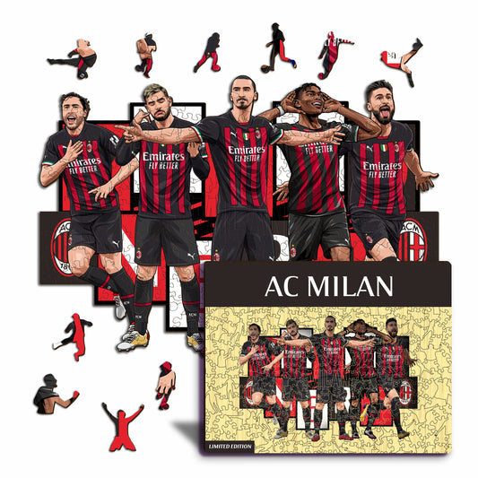AC Milan® 5 Players - Wooden Puzzle