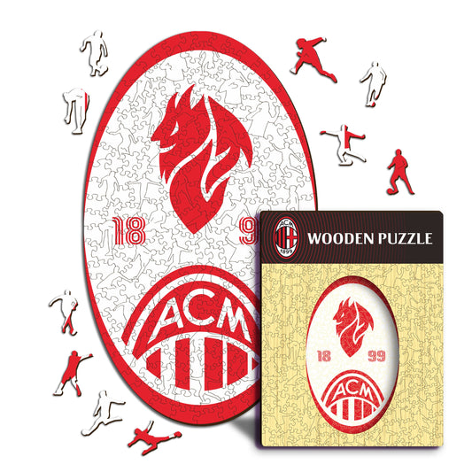AC Milan® Devil Logo - Wooden Puzzle