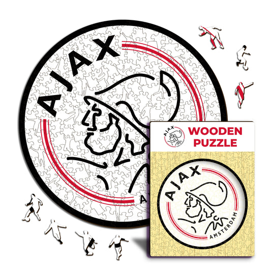 FC Ajax® Logo - Wooden Puzzle