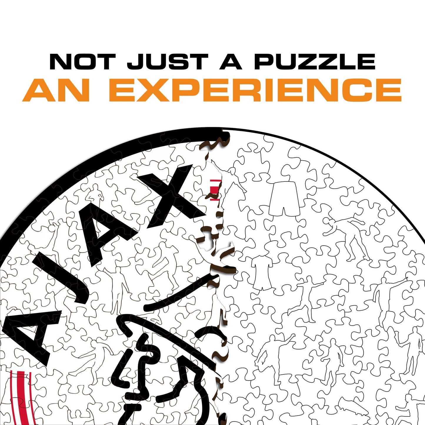 FC Ajax® Logo - Wooden Puzzle
