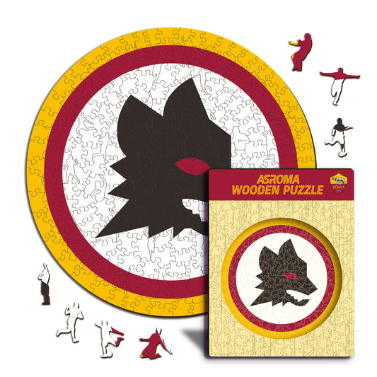 AS Roma® Logo Lupetto - Wooden Puzzle
