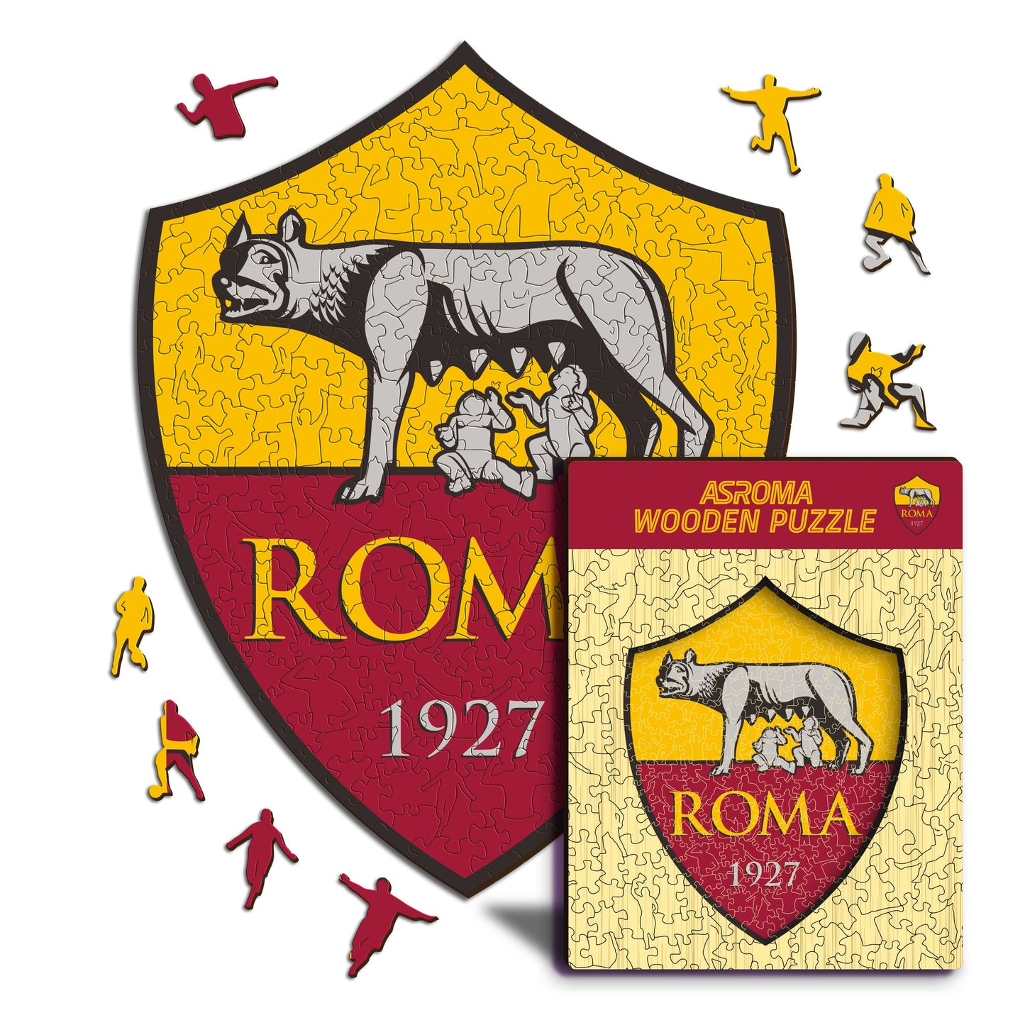 AS Roma® Logo - Wooden Puzzle