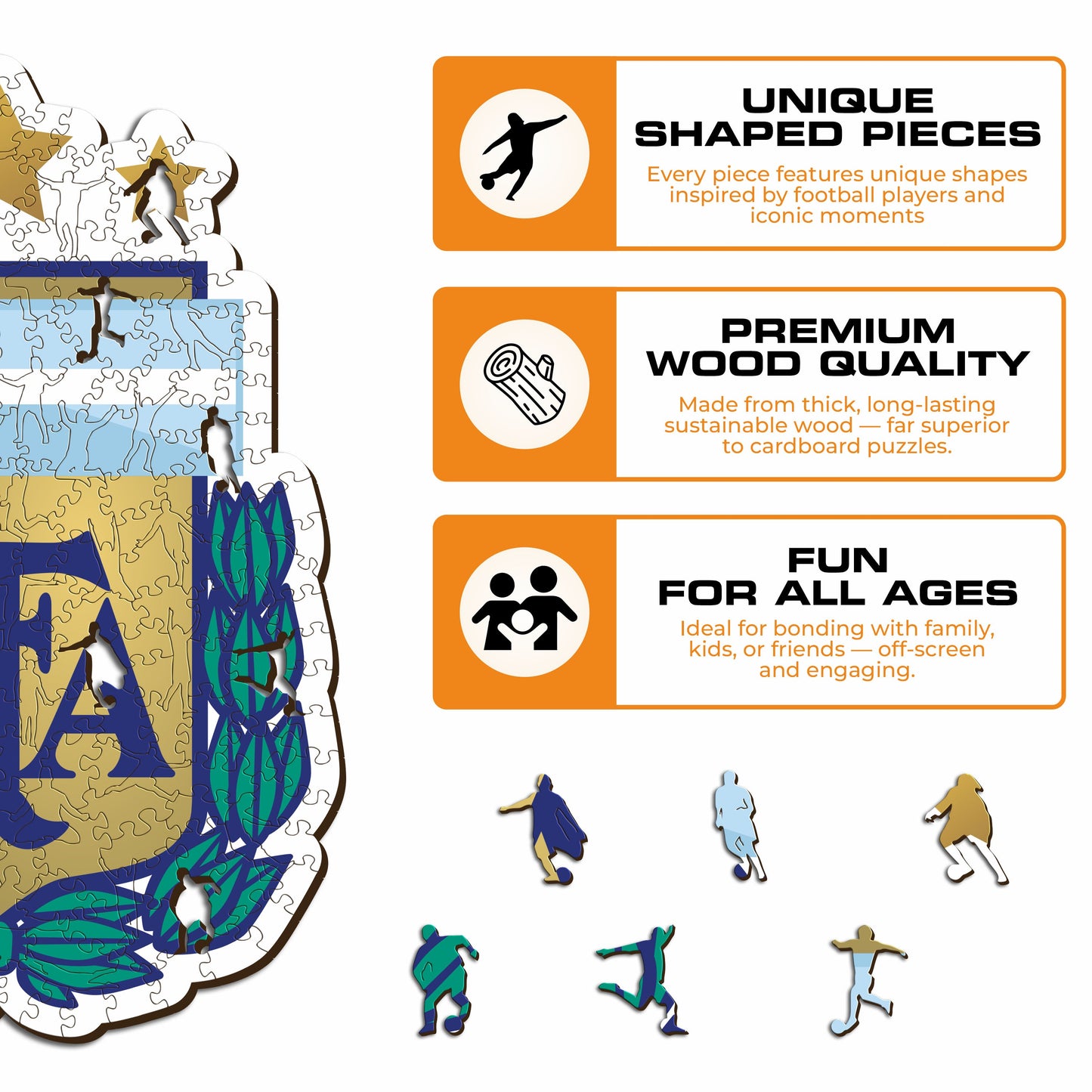 Argentina® Logo - Wooden Puzzle