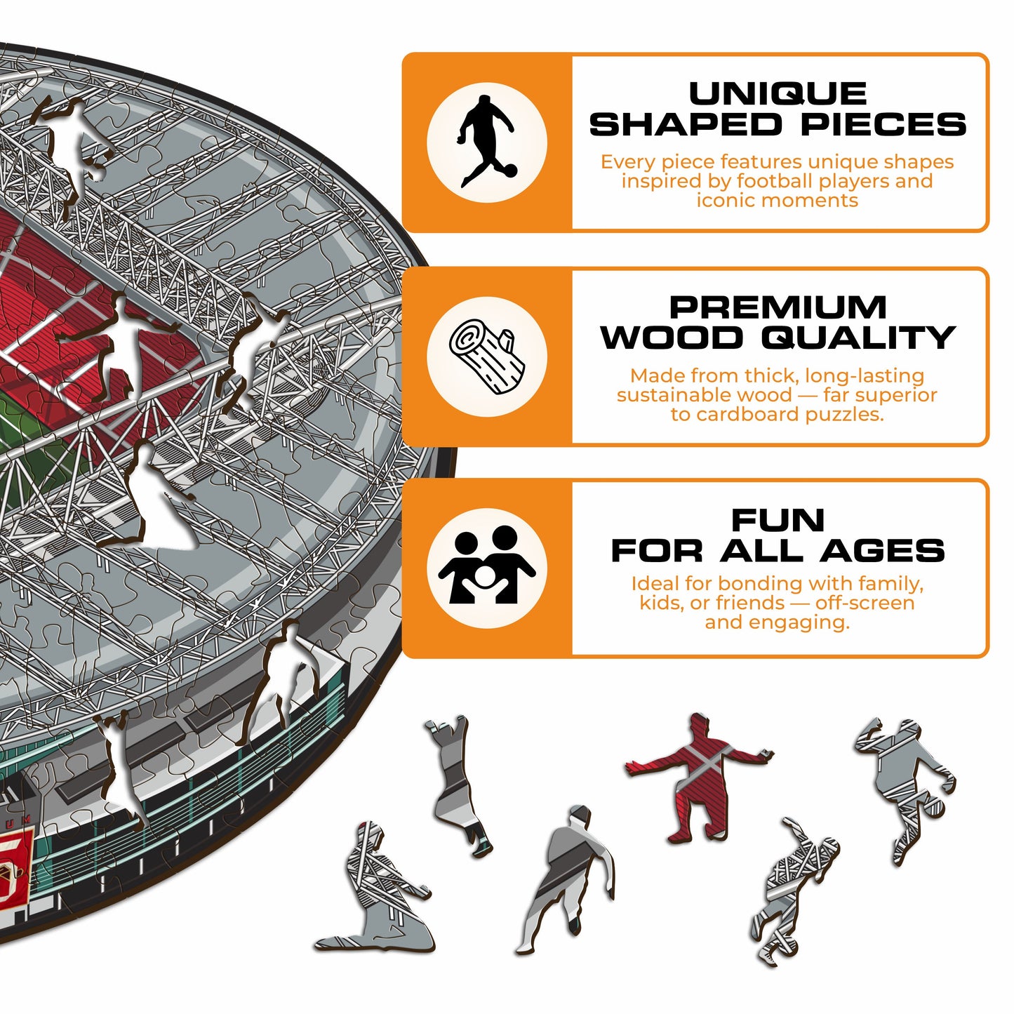 Arsenal FC® Emirates Stadium - Wooden Puzzle