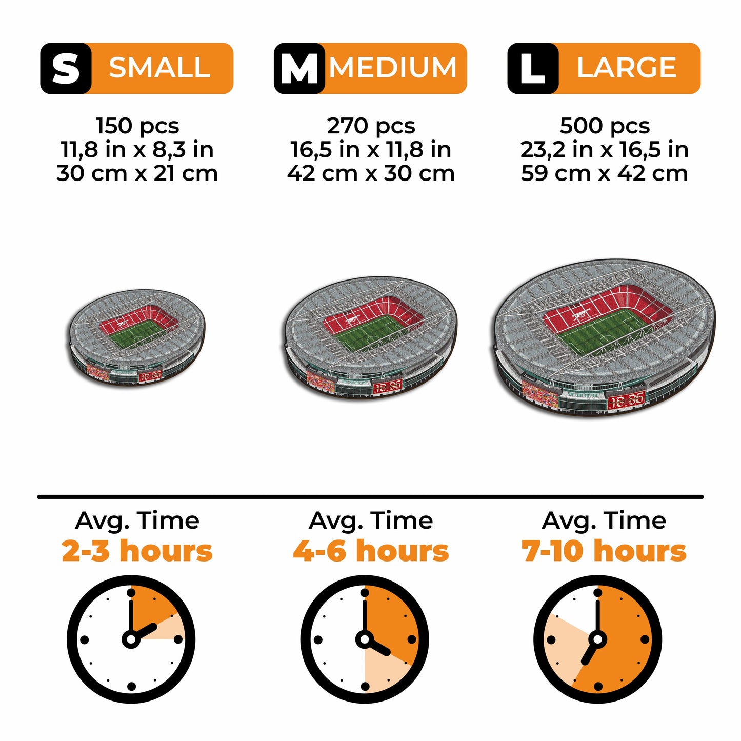Arsenal FC® Emirates Stadium - Wooden Puzzle