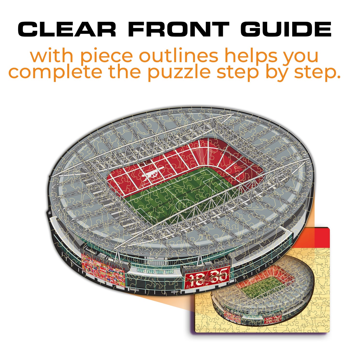 Arsenal FC® Emirates Stadium - Wooden Puzzle