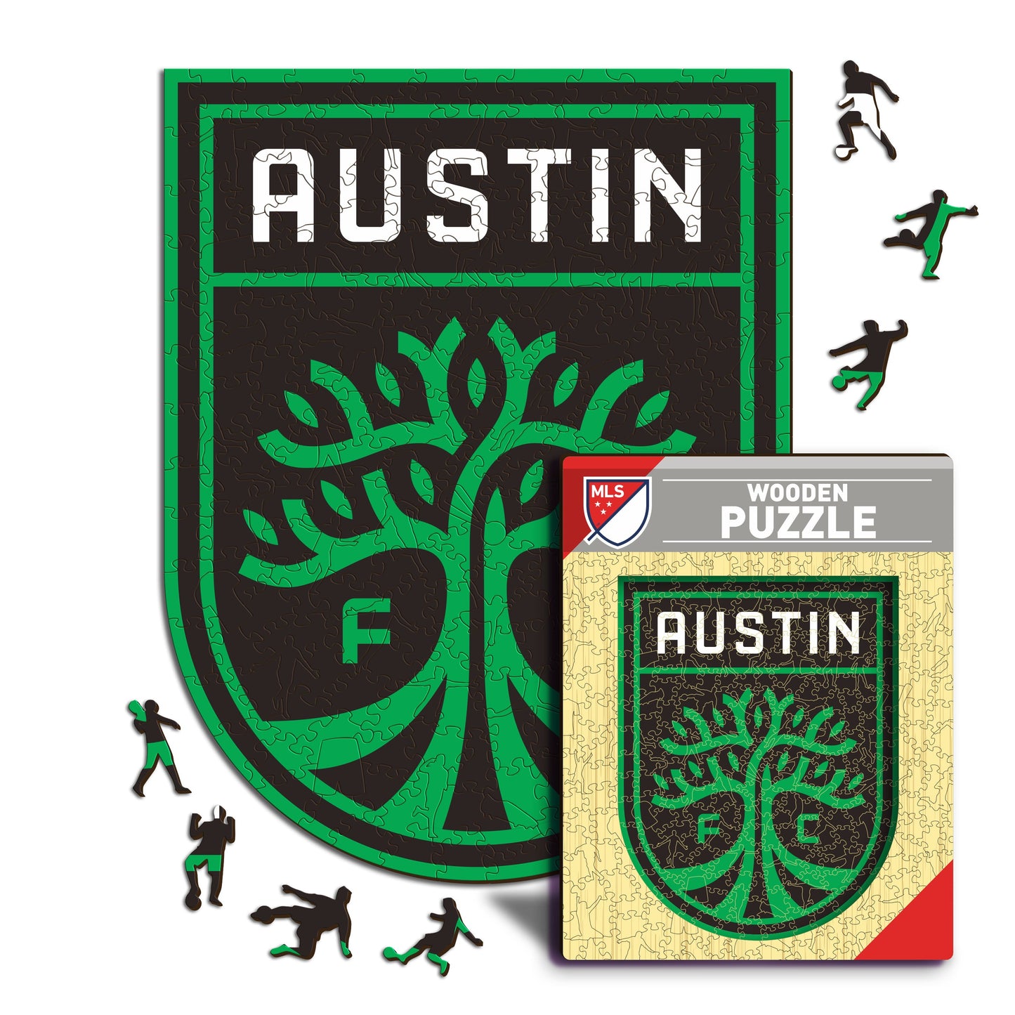 Austin FC® Logo - Wooden Puzzle