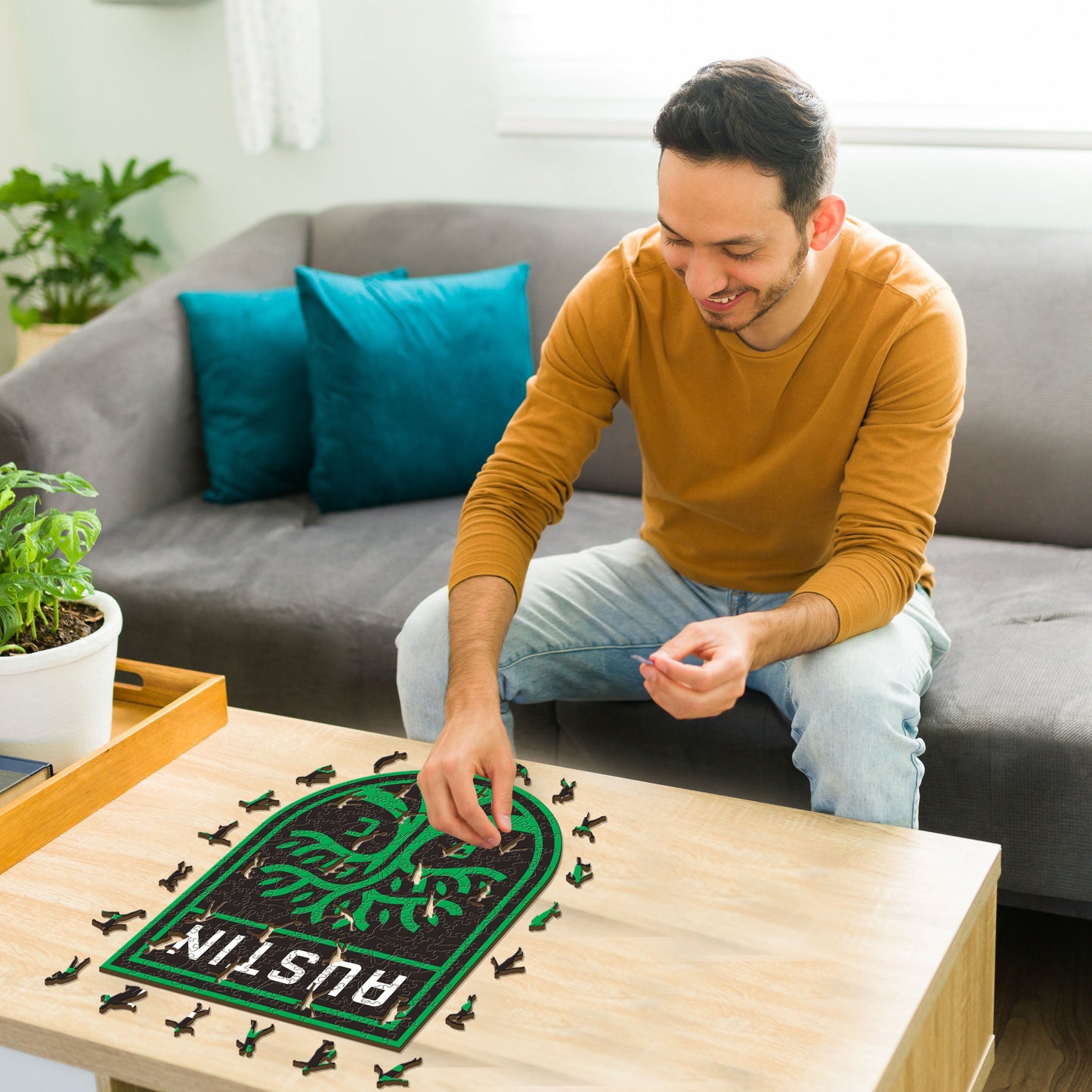 Austin FC® Logo - Wooden Puzzle