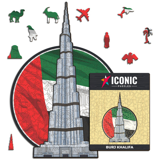 Burj Khalifa - Wooden Puzzle