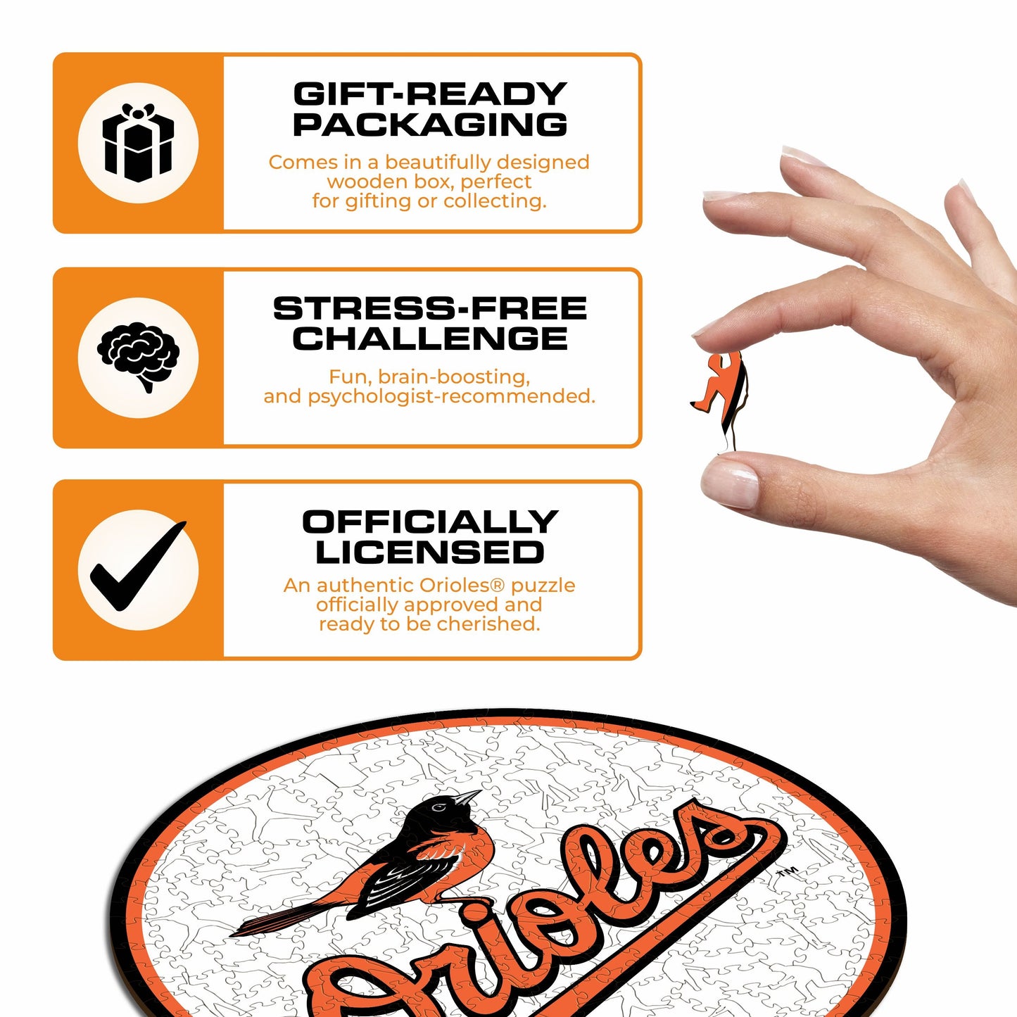 Baltimore Orioles™ - Wooden Puzzle