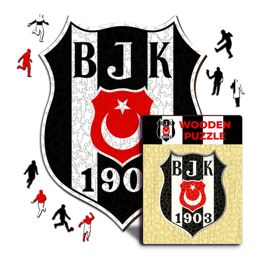 Beşiktaş J.K.® Logo - Wooden Puzzle