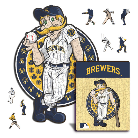Milwaukee Brewers™ Mascot - Wooden Puzzle