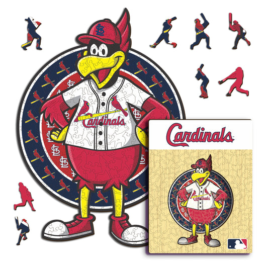 St. Louis Cardinals™ Mascot - Wooden Puzzle