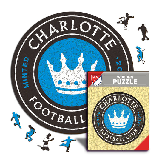 Charlotte FC® Logo - Wooden Puzzle