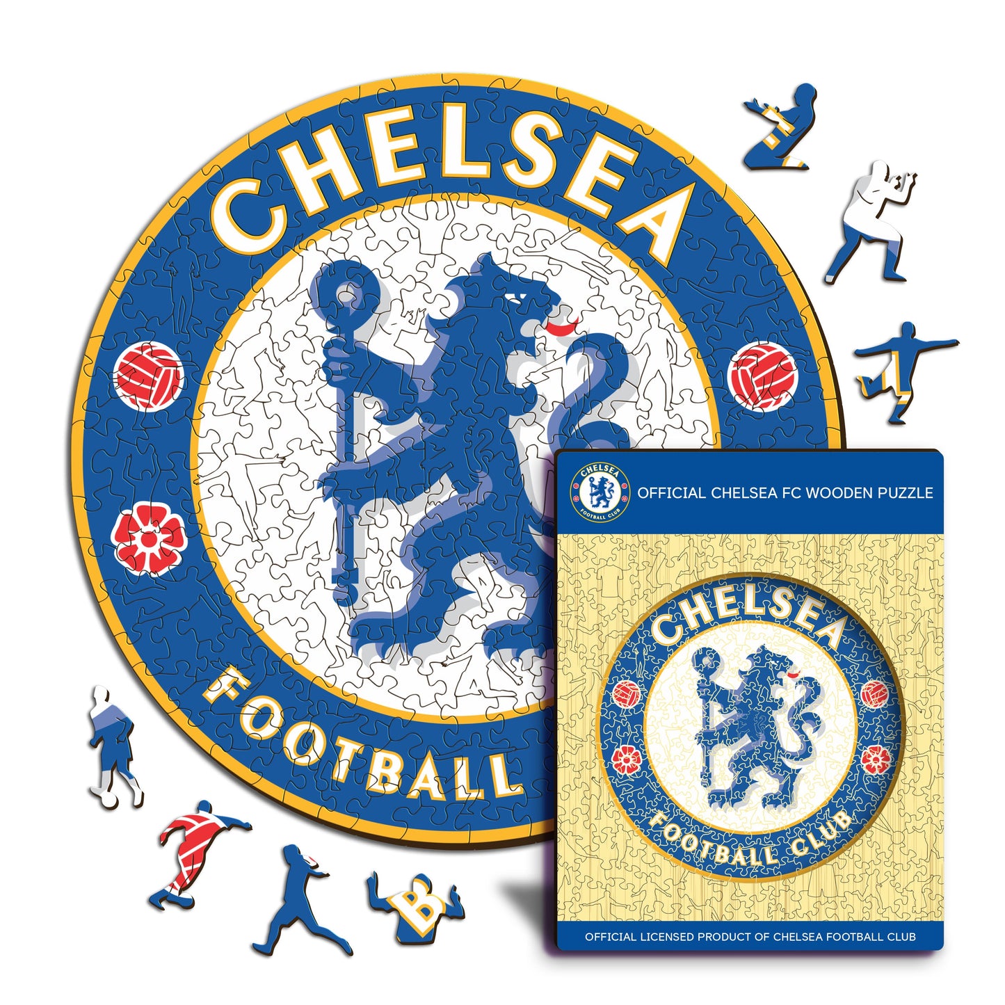 Chelsea FC® Logo - Wooden Puzzle