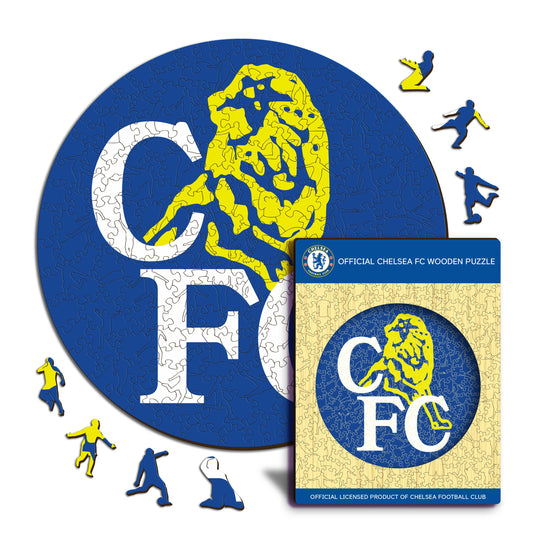 Chelsea FC® Retro Logo - Wooden Puzzle