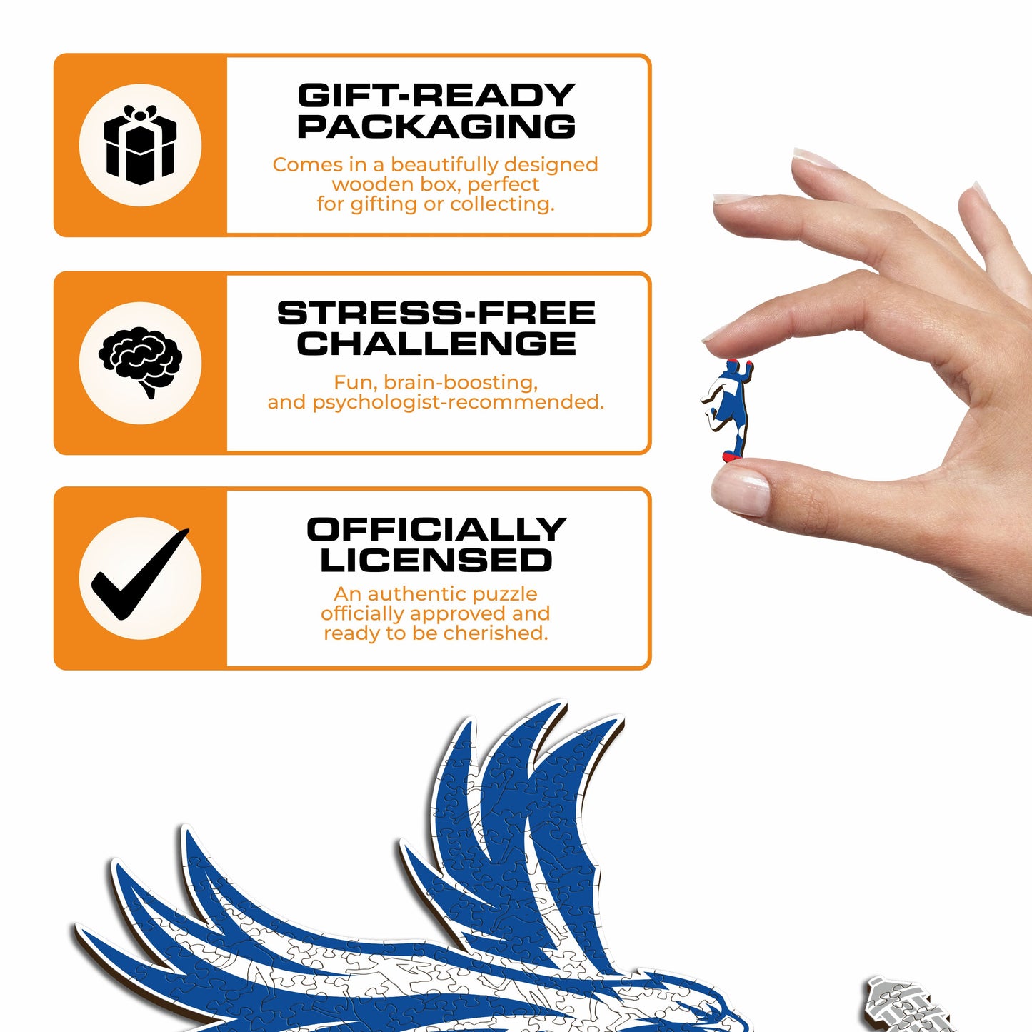 Crystal Palace FC® Logo - Wooden Puzzle