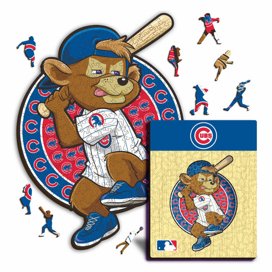Chicago Cubs™ Mascot - Wooden Puzzle