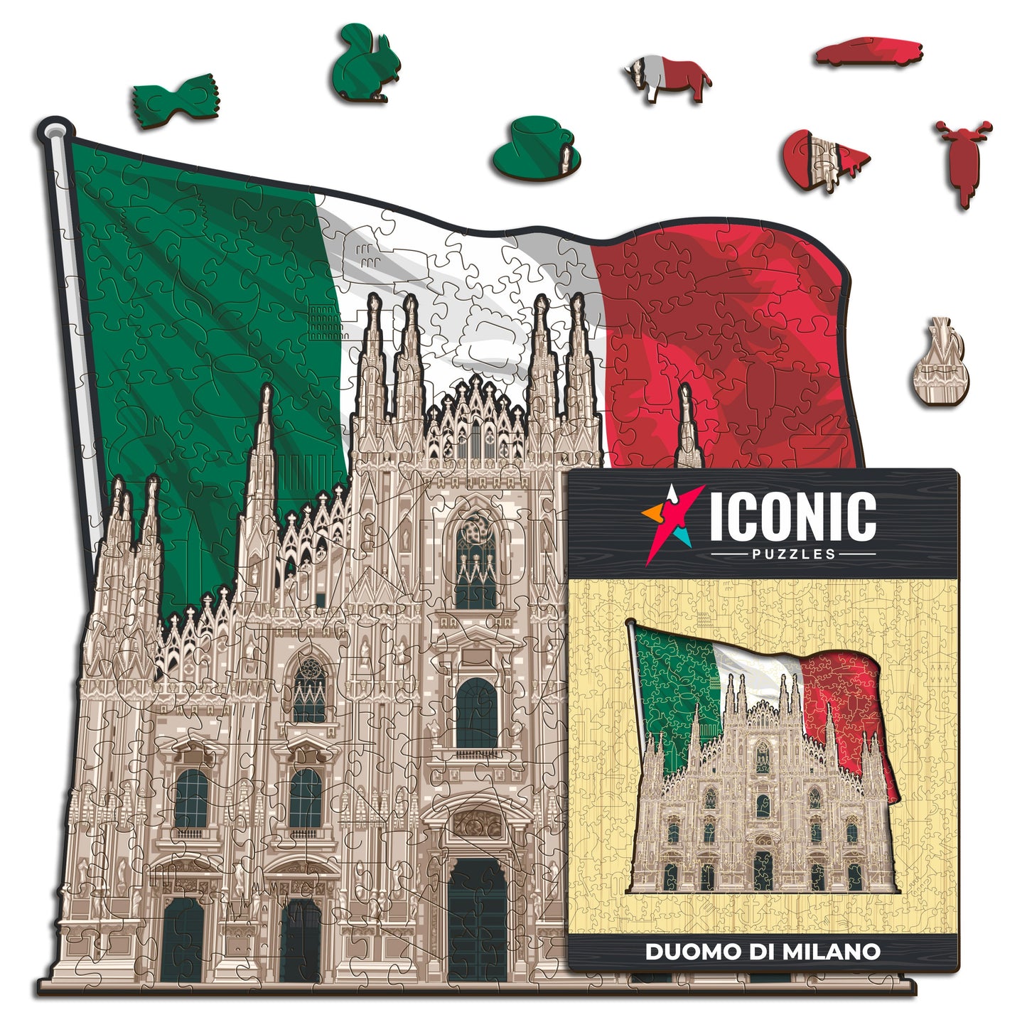 Milan Cathedral - Wooden Puzzle