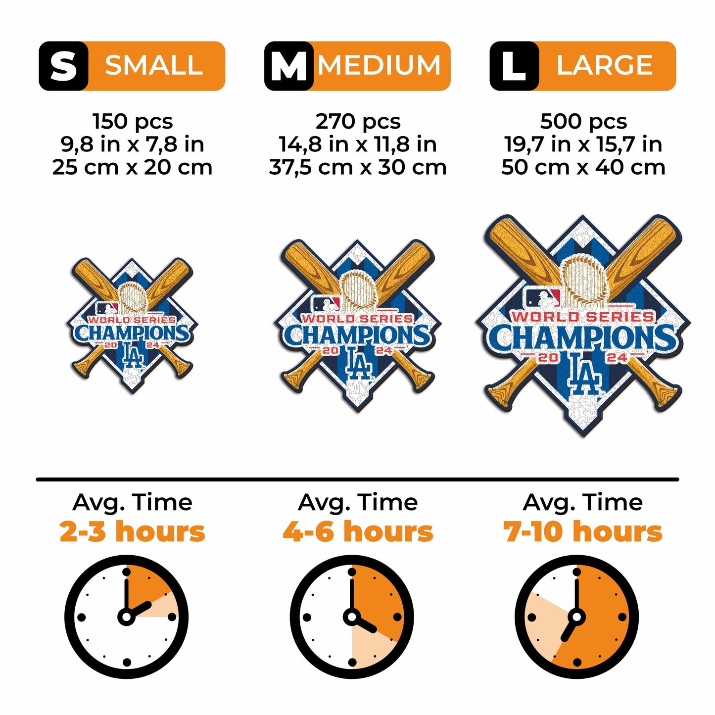 Los Angeles Dodgers™ 2024 World Series - Wooden Puzzle