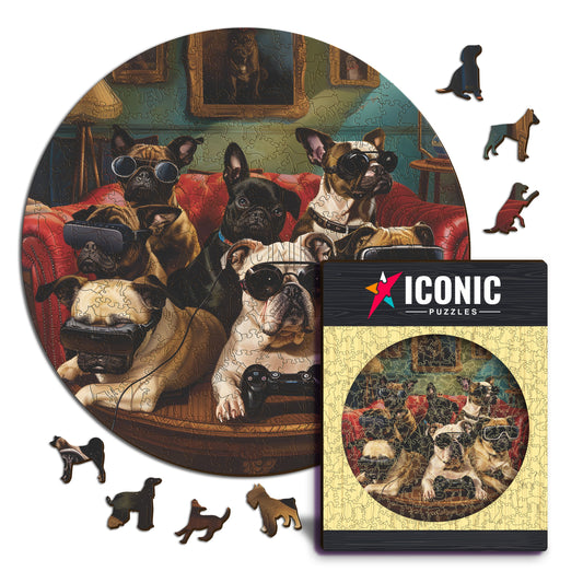 Gamer Dogs - Wooden Puzzle