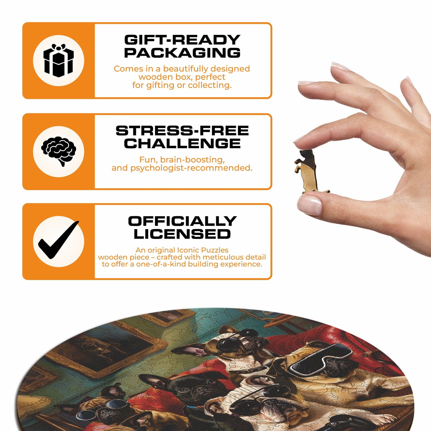 Gamer Dogs - Wooden Puzzle