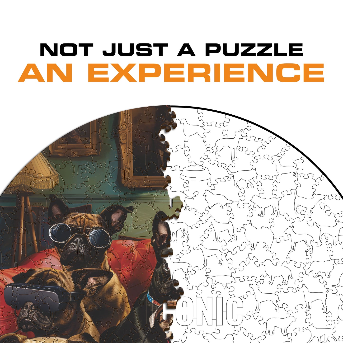 Gamer Dogs - Wooden Puzzle
