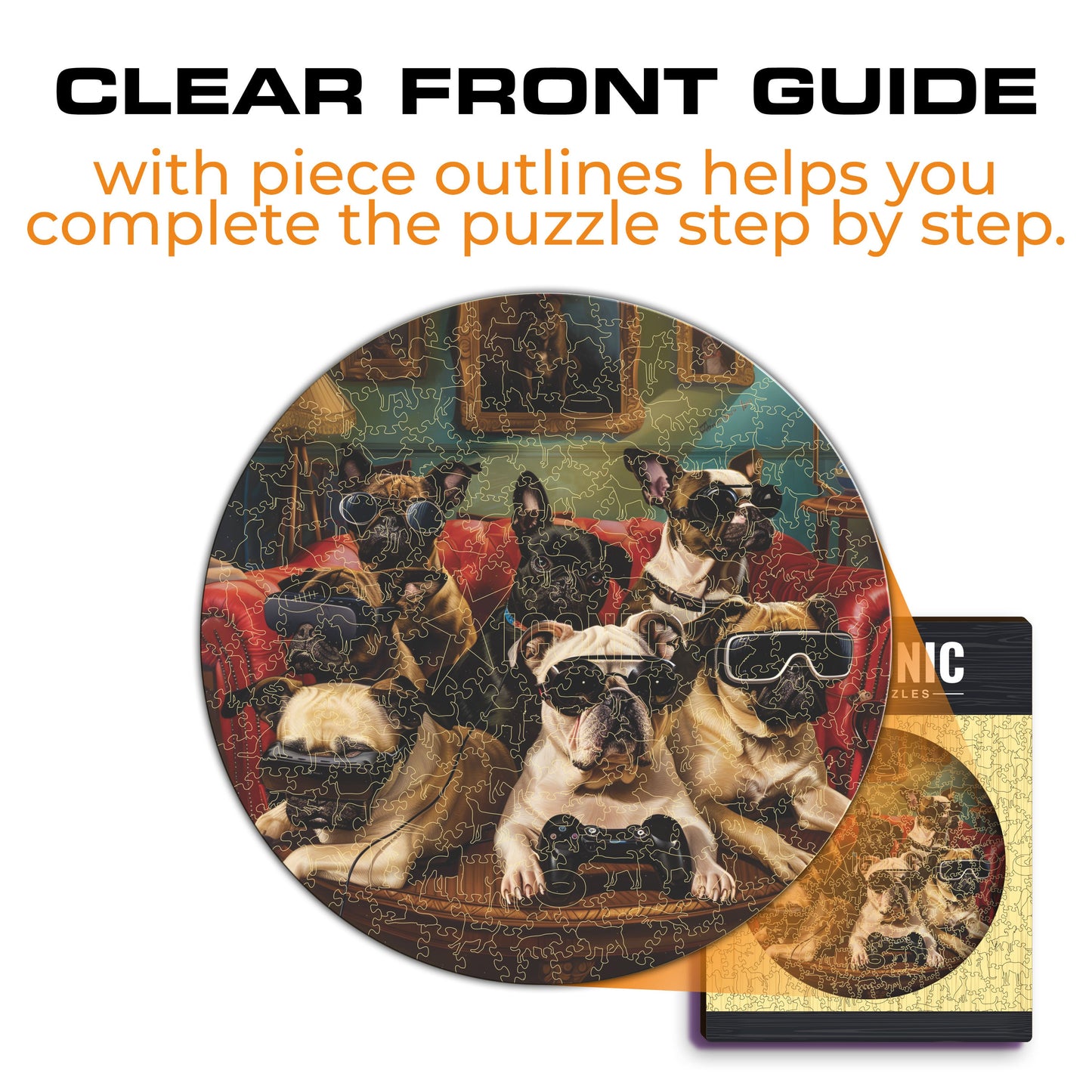 Gamer Dogs - Wooden Puzzle
