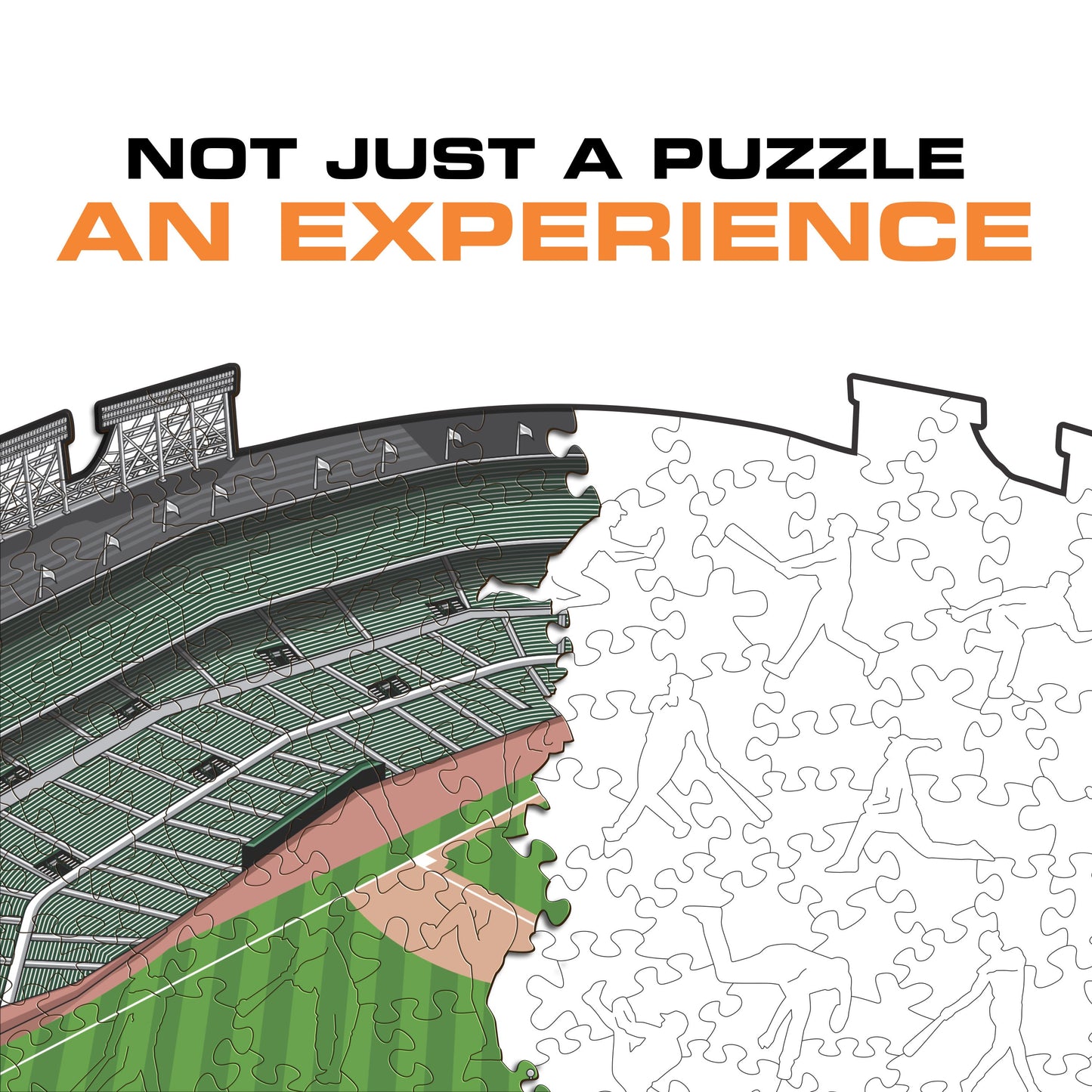 Chicago Cubs™ Wrigley Field Stadium - Wooden Puzzle