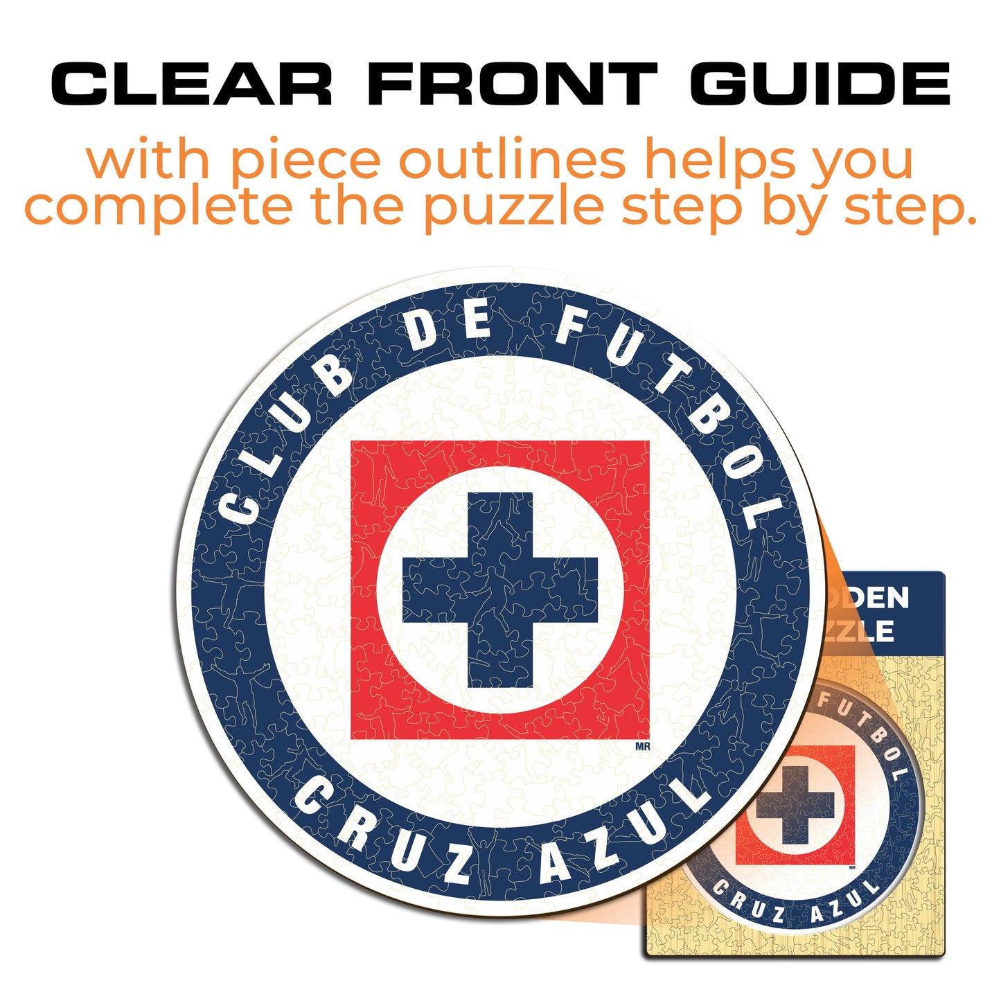 Cruz Azul FC® Logo - Wooden Puzzle