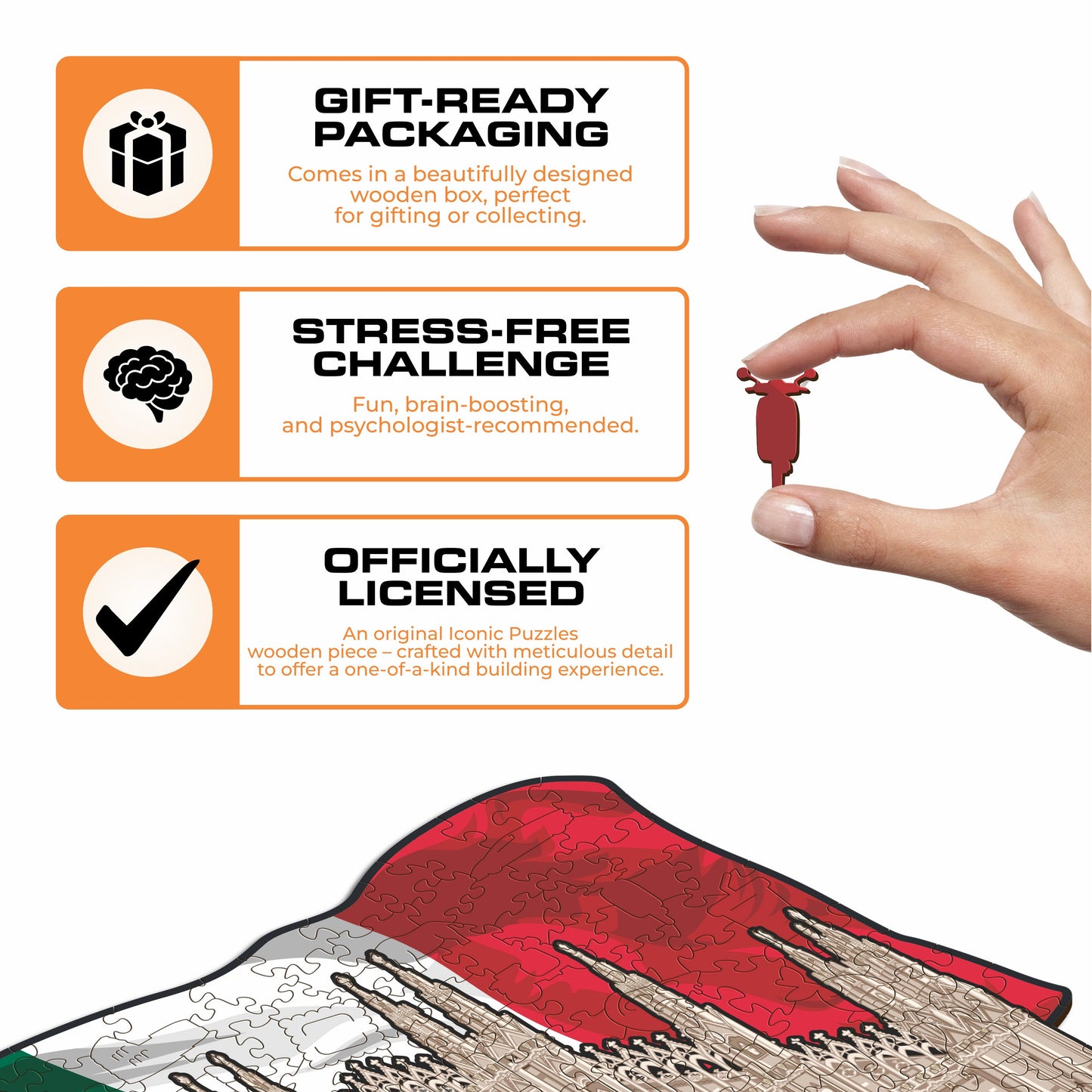 Milan Cathedral - Wooden Puzzle