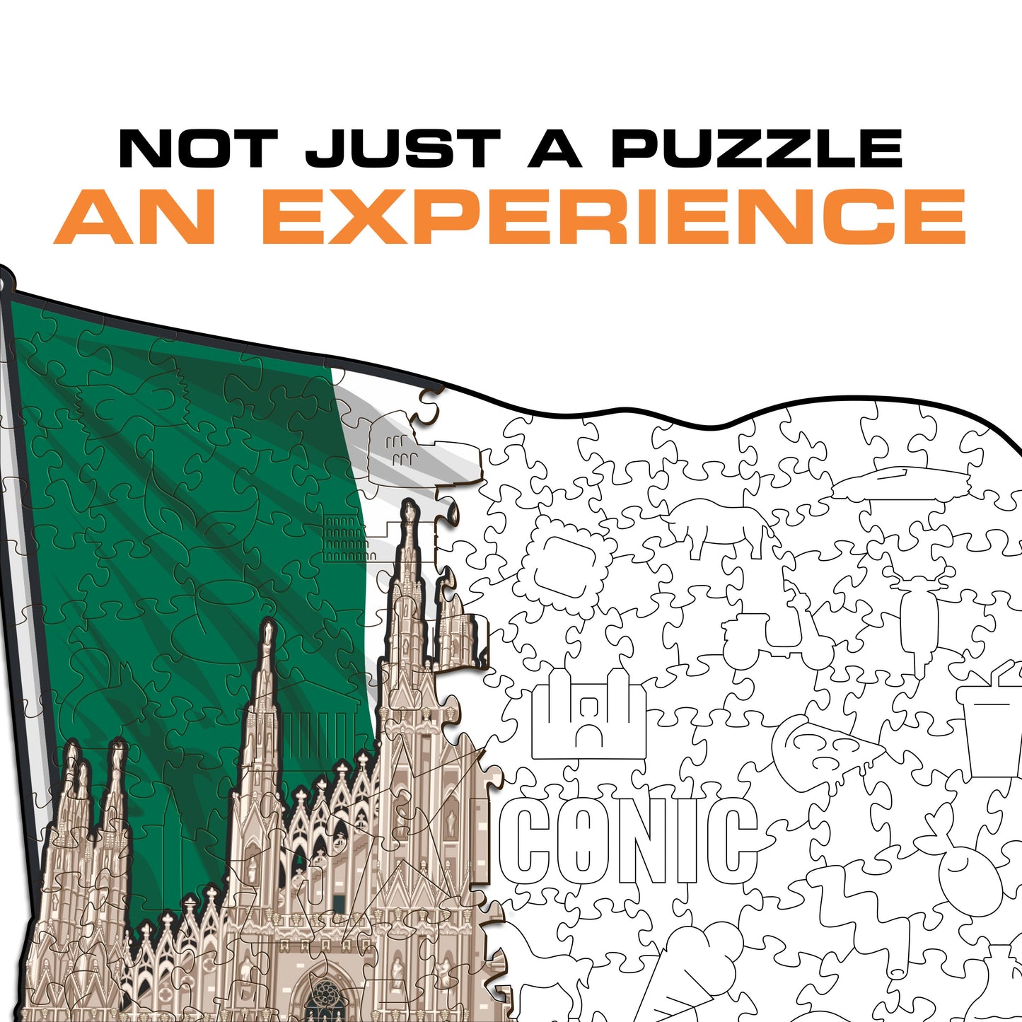 Milan Cathedral - Wooden Puzzle