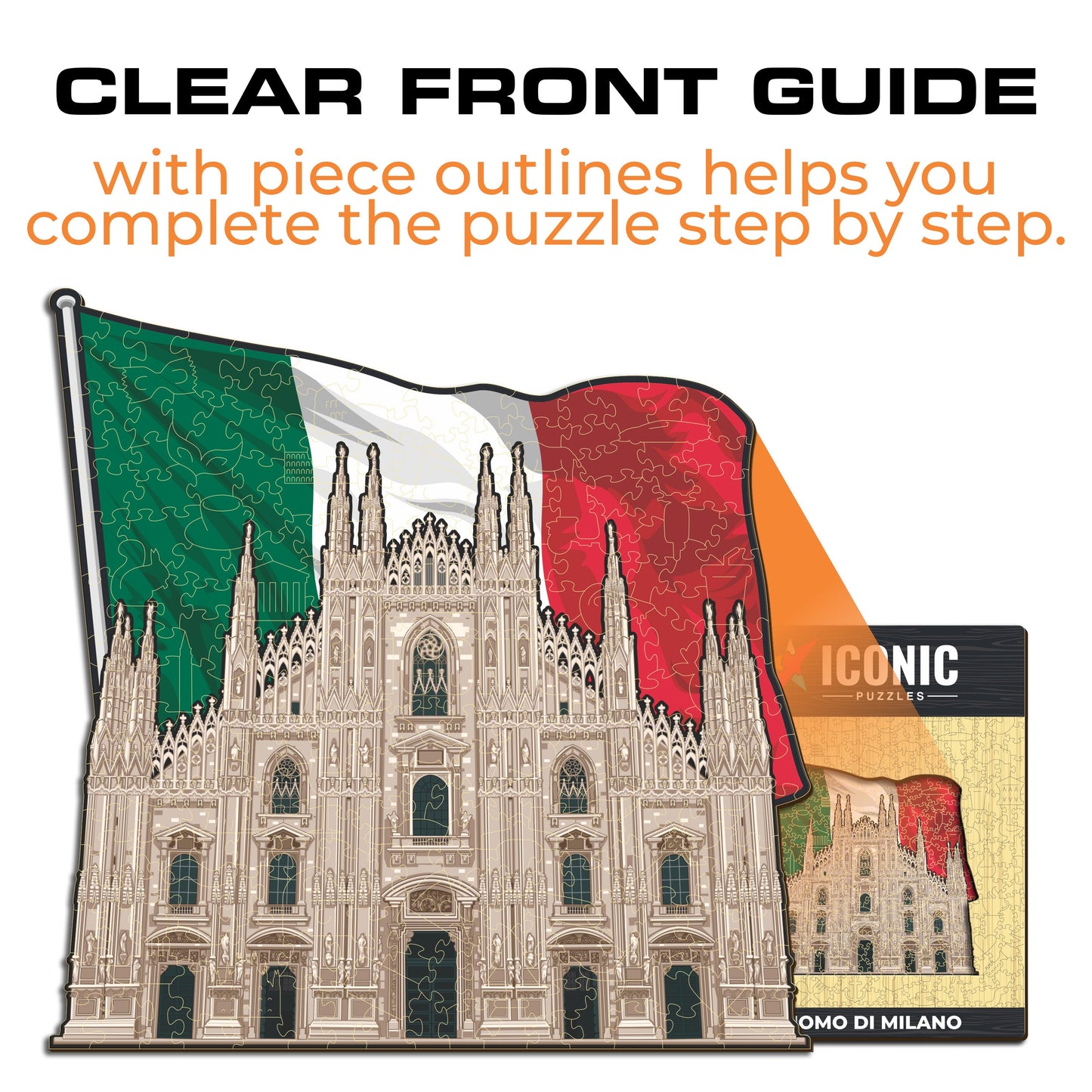 Milan Cathedral - Wooden Puzzle