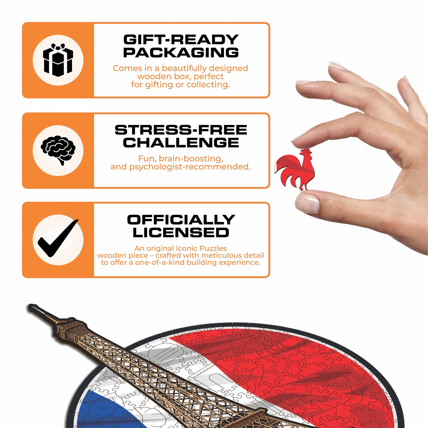 Tour Eiffel - Wooden Puzzle