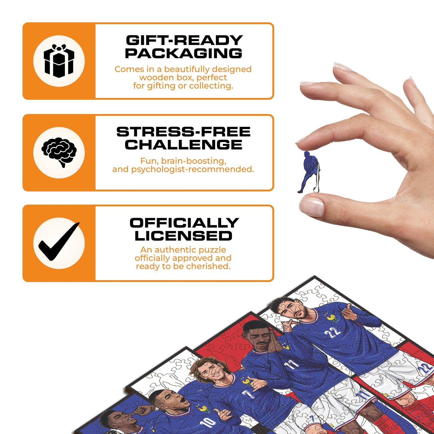 France® 6 Players - Wooden Puzzle