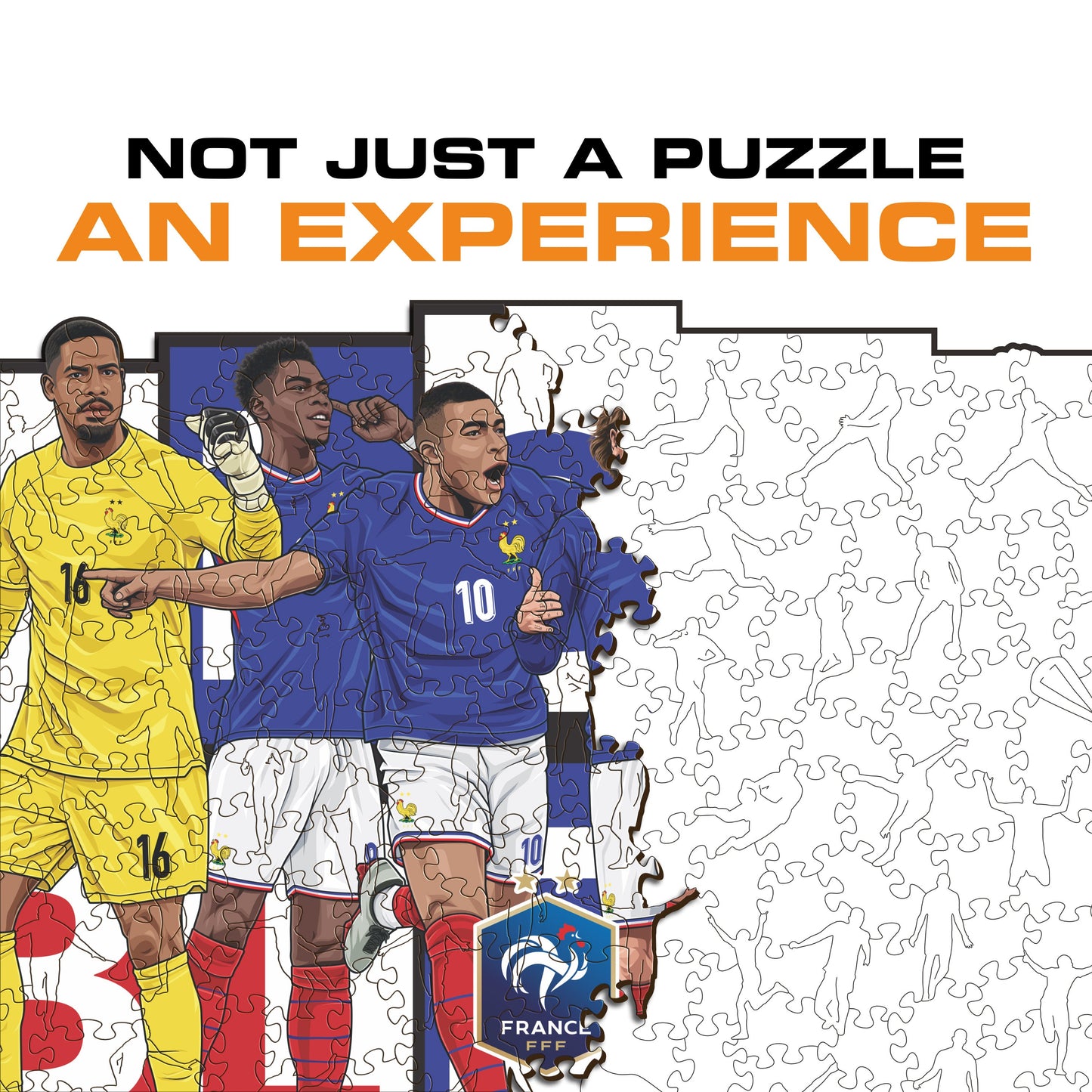 France® 6 Players - Wooden Puzzle