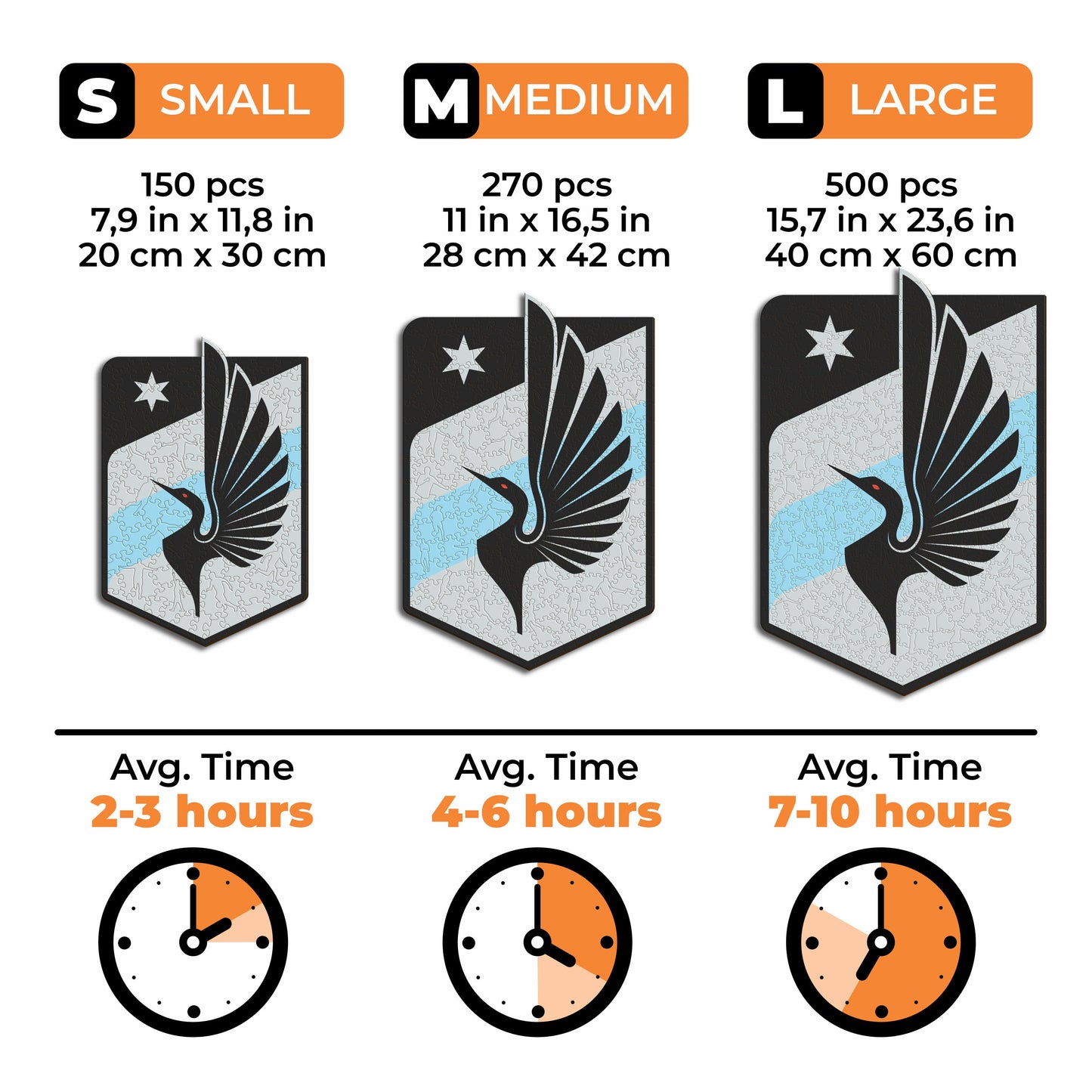 Minnesota United® Logo - Wooden Puzzle