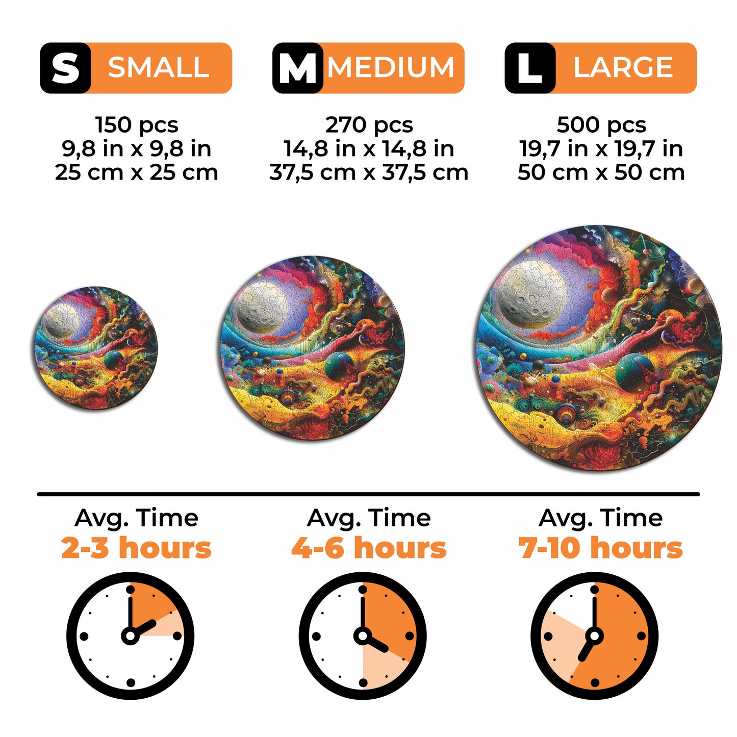 Powerful Moon - Wooden Puzzle