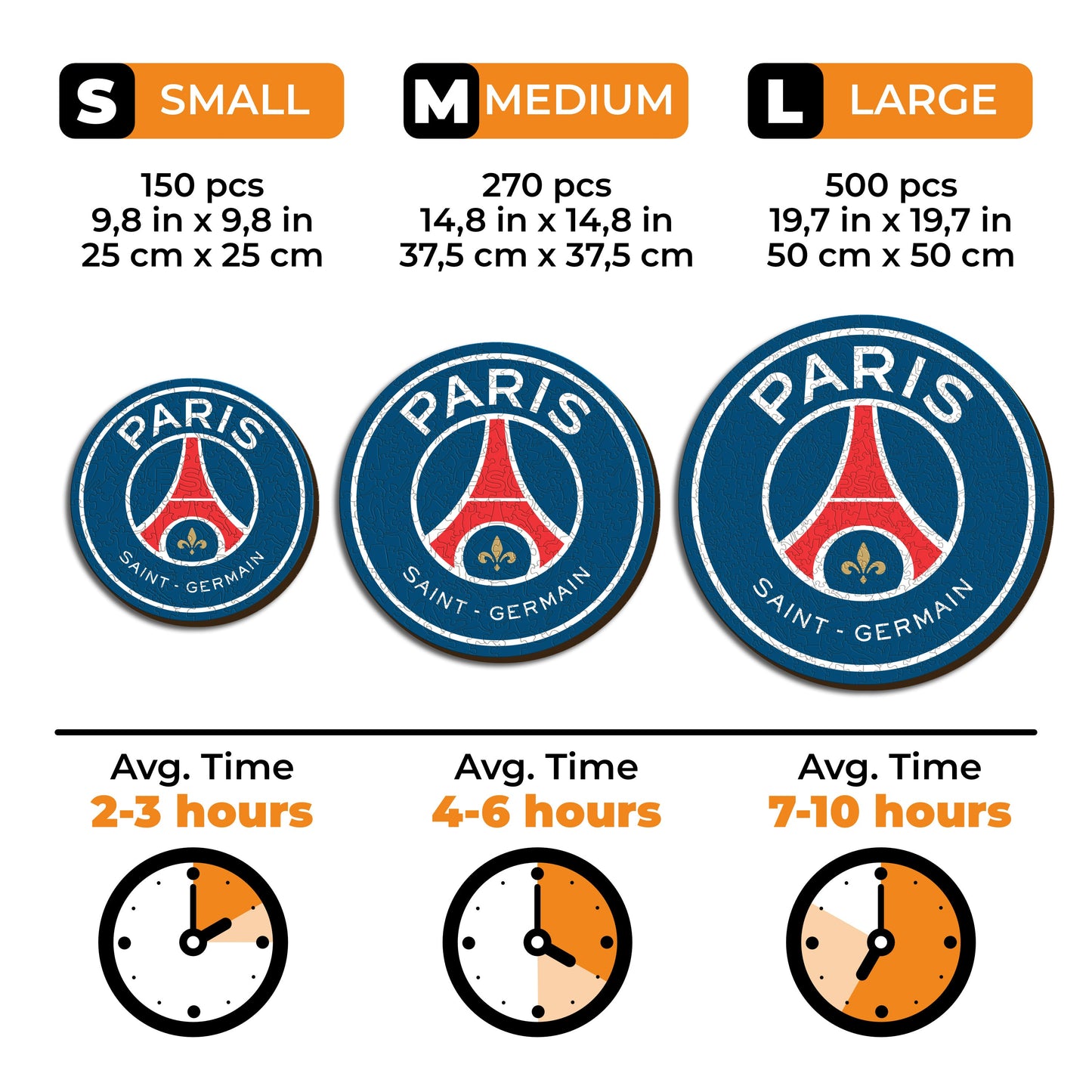 PSG FC® Logo - Wooden Puzzle