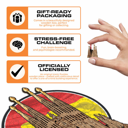 Sagrada Família - Wooden Puzzle