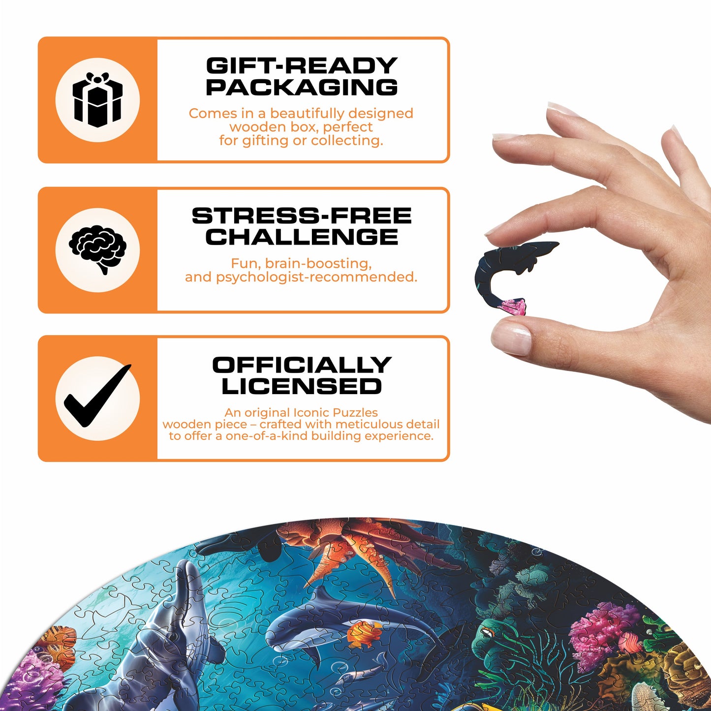 Sea Animals - Wooden Puzzle