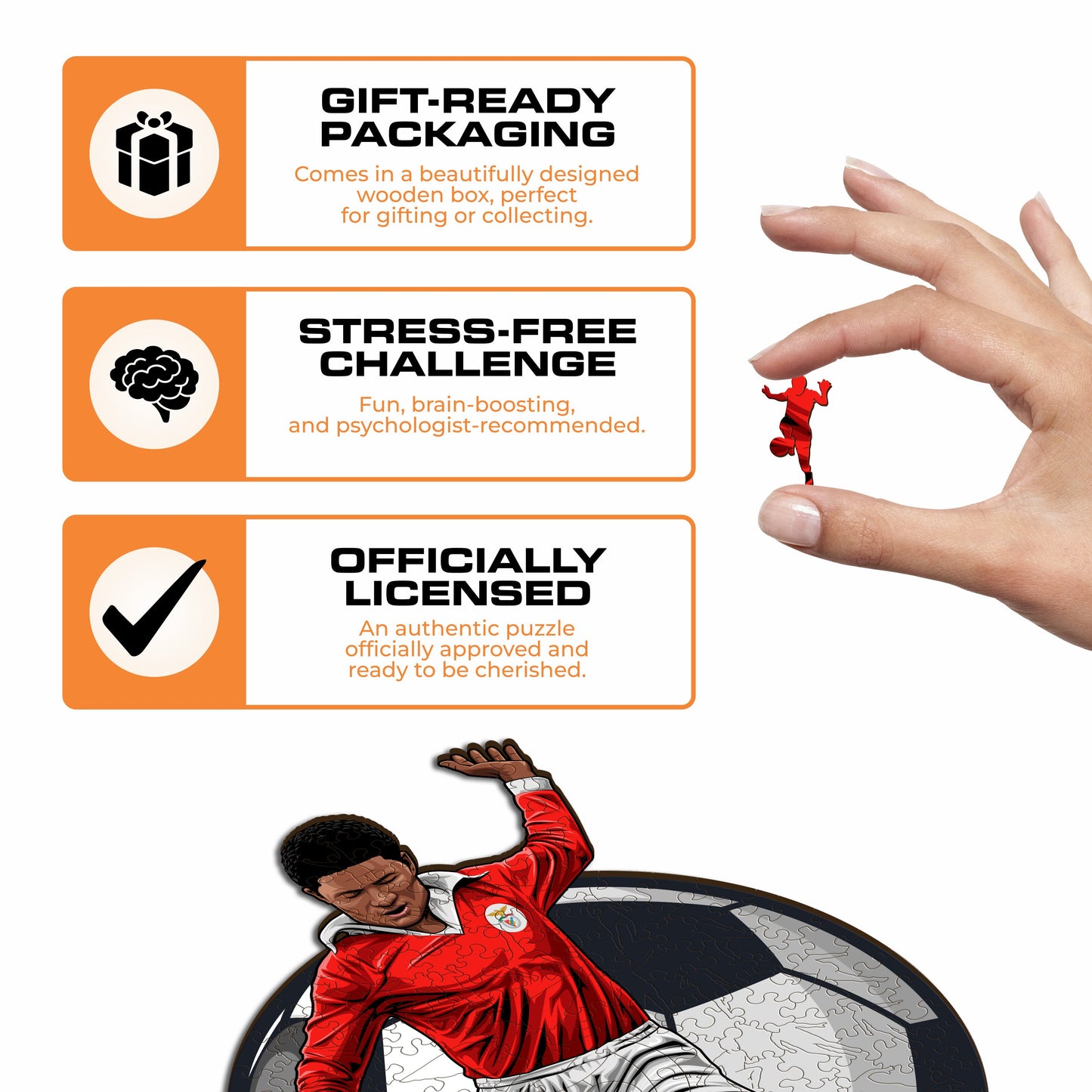 Eusébio - Wooden Puzzle