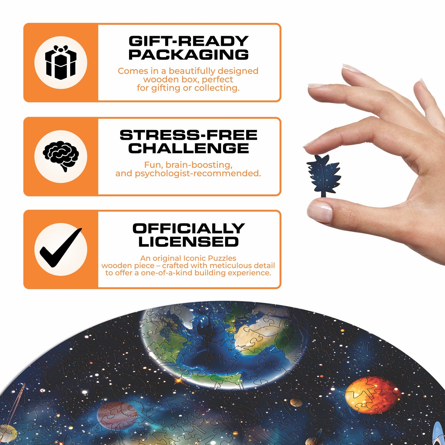 Solar Harmony - Wooden Puzzle