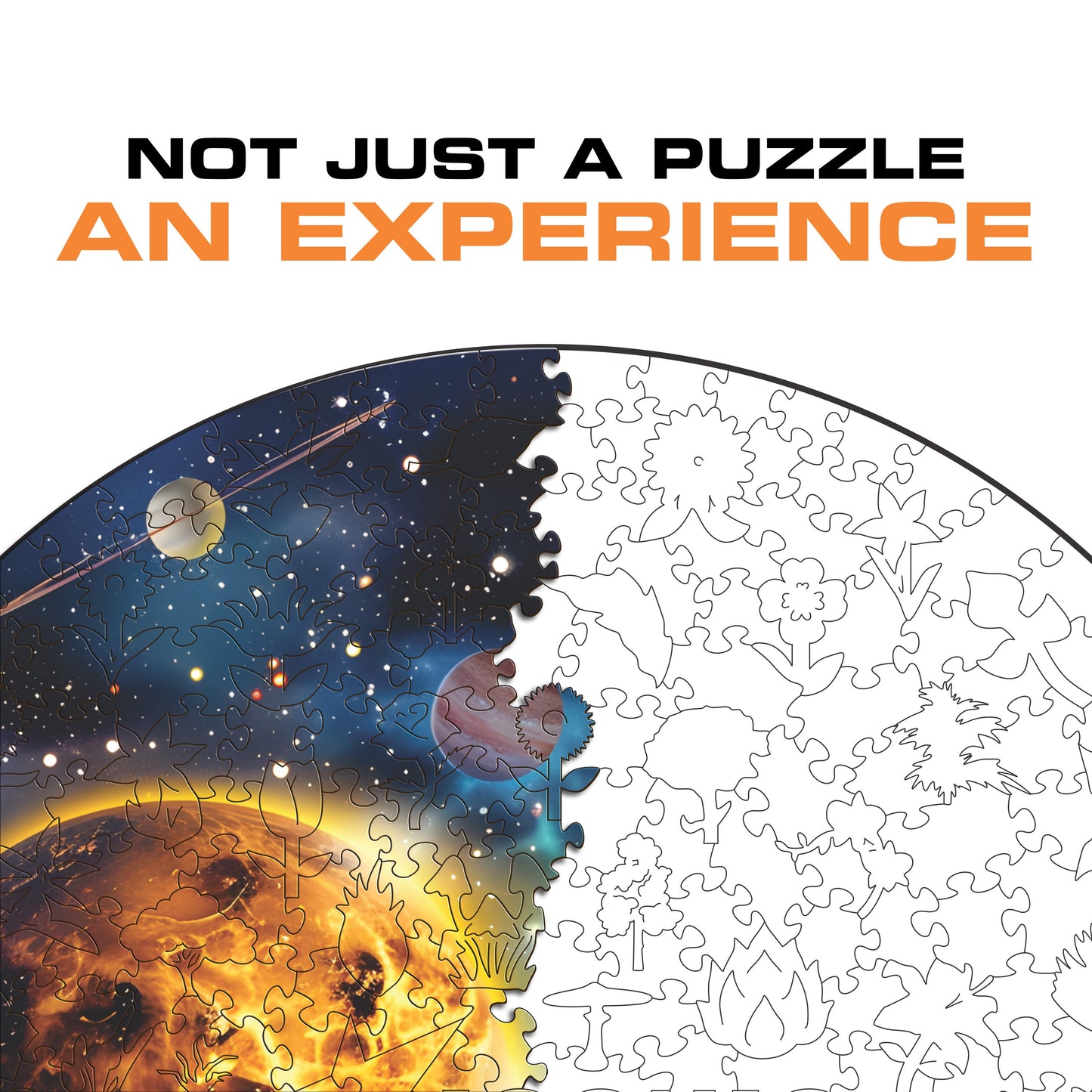 Solar Harmony - Wooden Puzzle