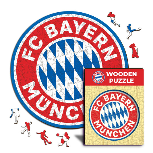 FC Bayern Munich® Logo - Wooden Puzzle