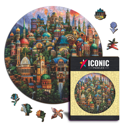 Enchanted City - Wooden Puzzle
