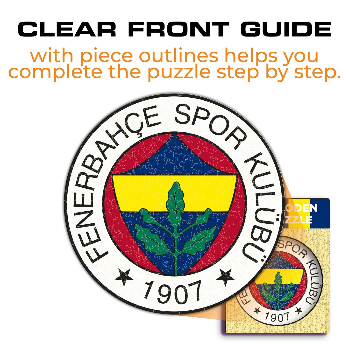 Fenerbahçe S.K.® Logo - Wooden Puzzle