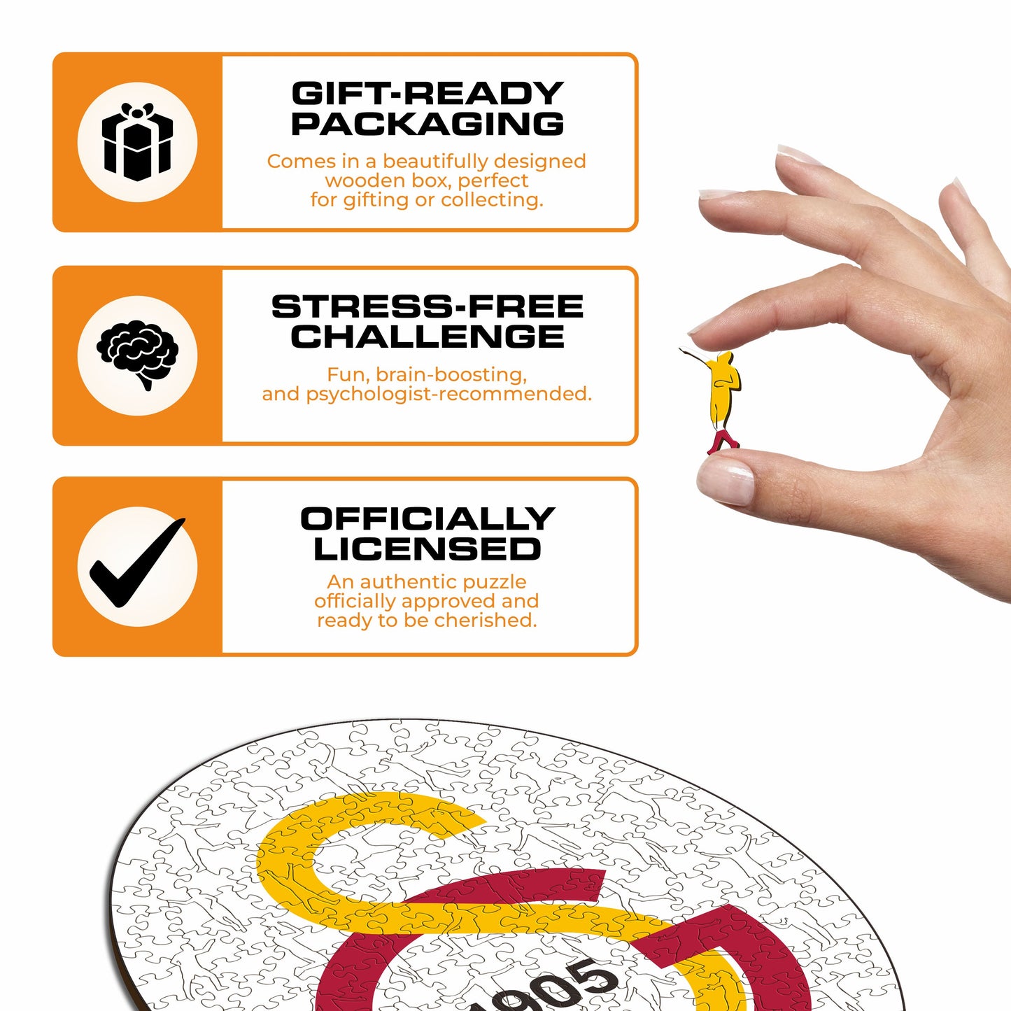 Galatasaray S.K.® Logo - Wooden Puzzle