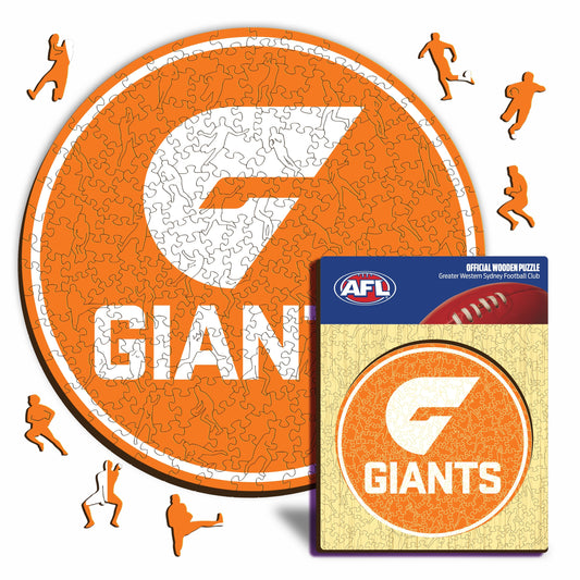GWS Giants Logo - Wooden Puzzle